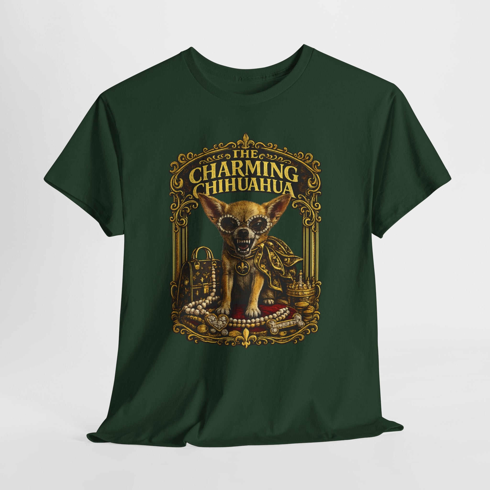 Chihuahua Tee-The Charming Chihuahua T-Shirt — Vintage Pet Portrait Tee