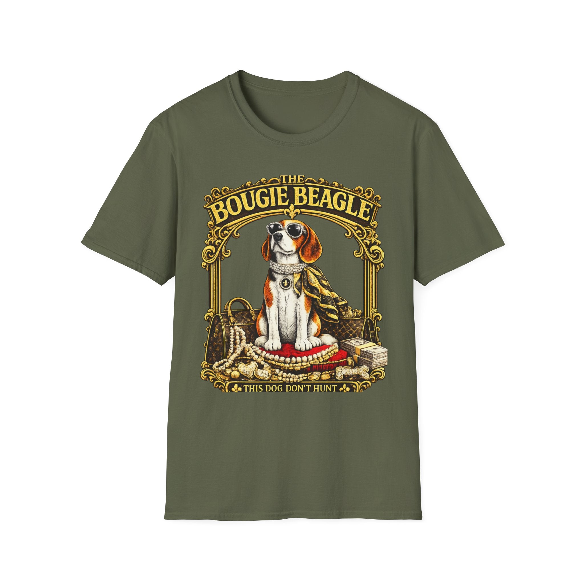 Beagle T-Shirt — Vintage Pampered Dog Graphic Tee