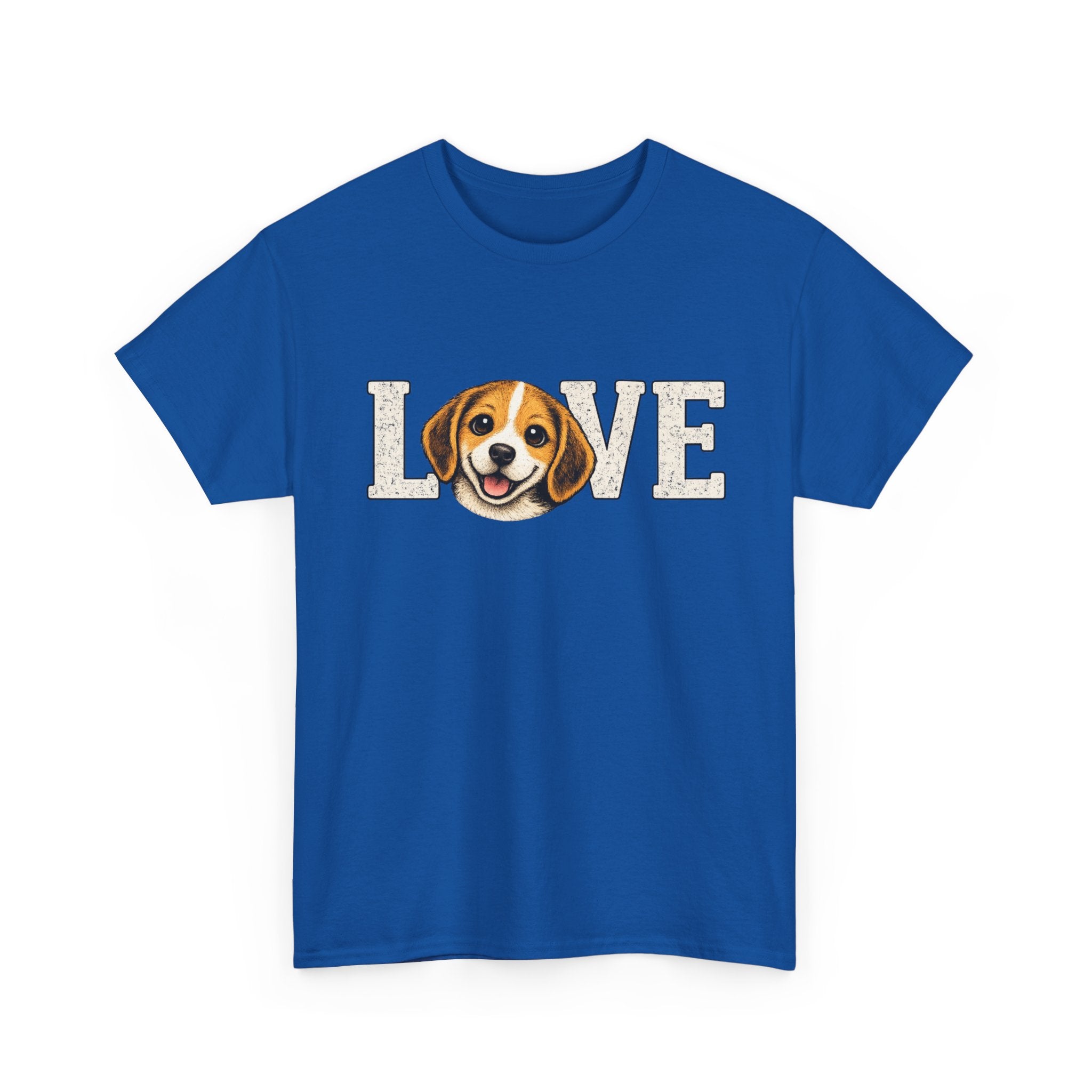 Beagle Love T-Shirt — Cute Dog Face "LOVE" Tee for Dog Lovers