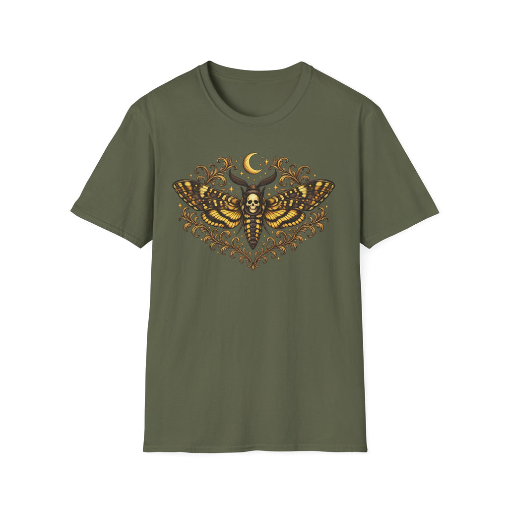 Moth & Moon Gothic Skull T-Shirt