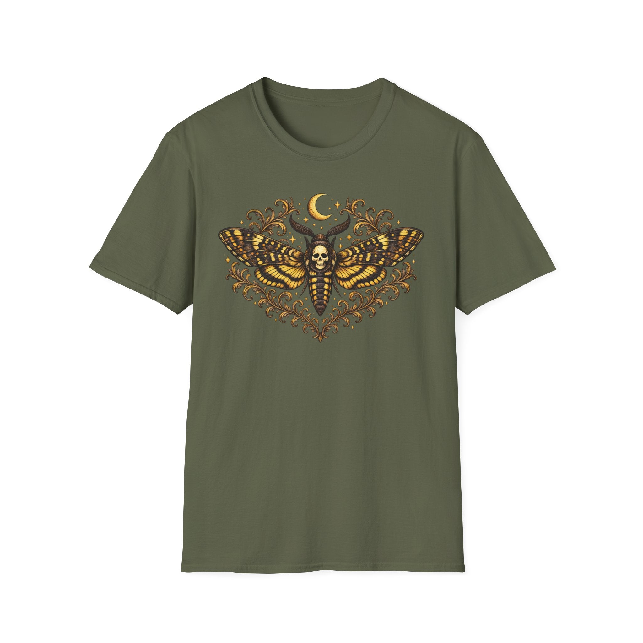 Moth & Moon Gothic Skull T-Shirt