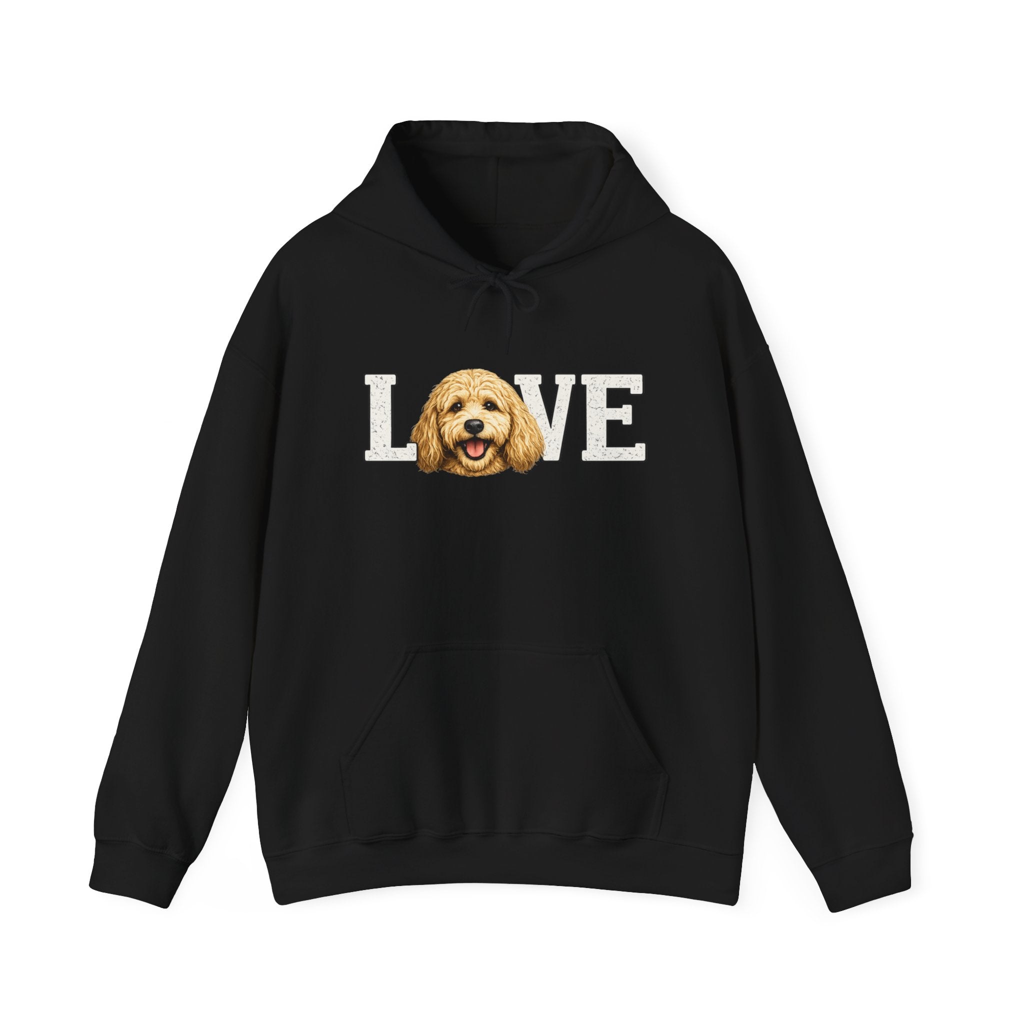 Goldendoodle Dog Love Hoodie – Cute Goldendoodle 'LOVE' Graphic Sweatshirt