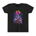 Youth Halloween Ghosts T‑Shirt — Neon Retro Pumpkin Tee