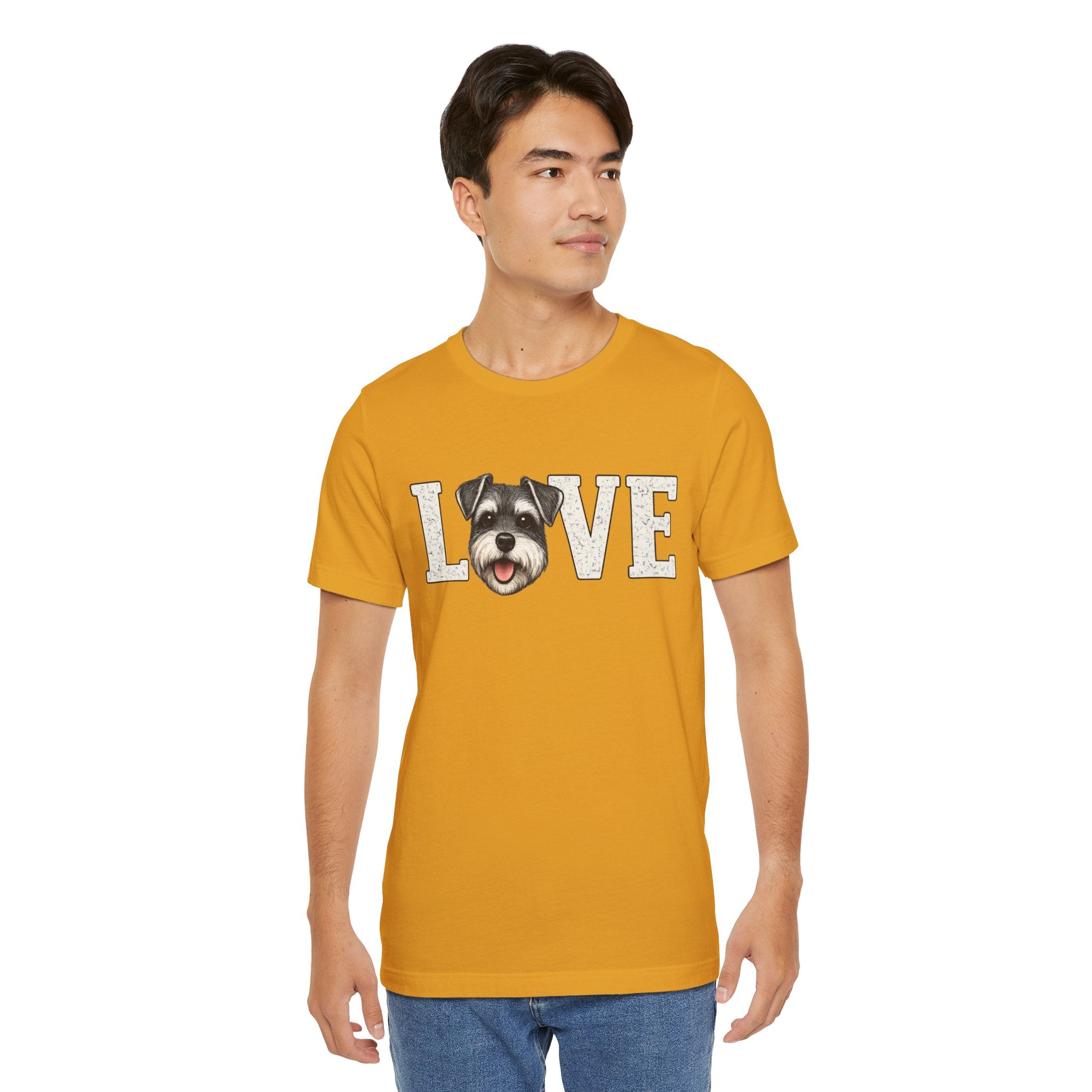 Love Schnauzer T-Shirt — Cute Dog Lover Tee