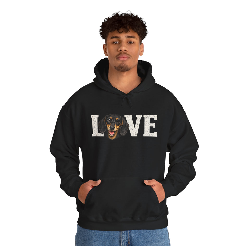 Dachshund Love Hoodie - Funny Dog Lover Pullover
