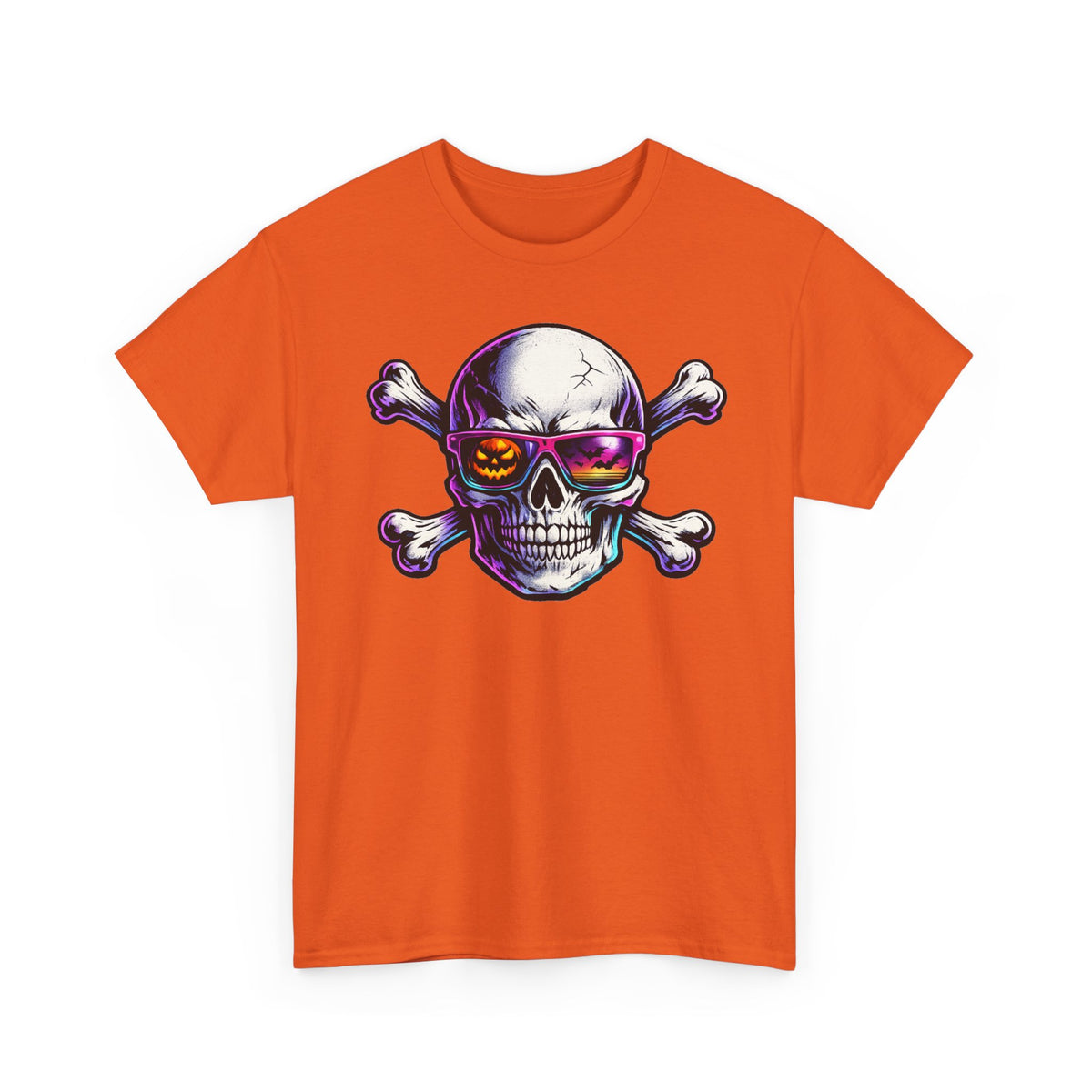 Neon Skull & Crossbones Graphic Tee