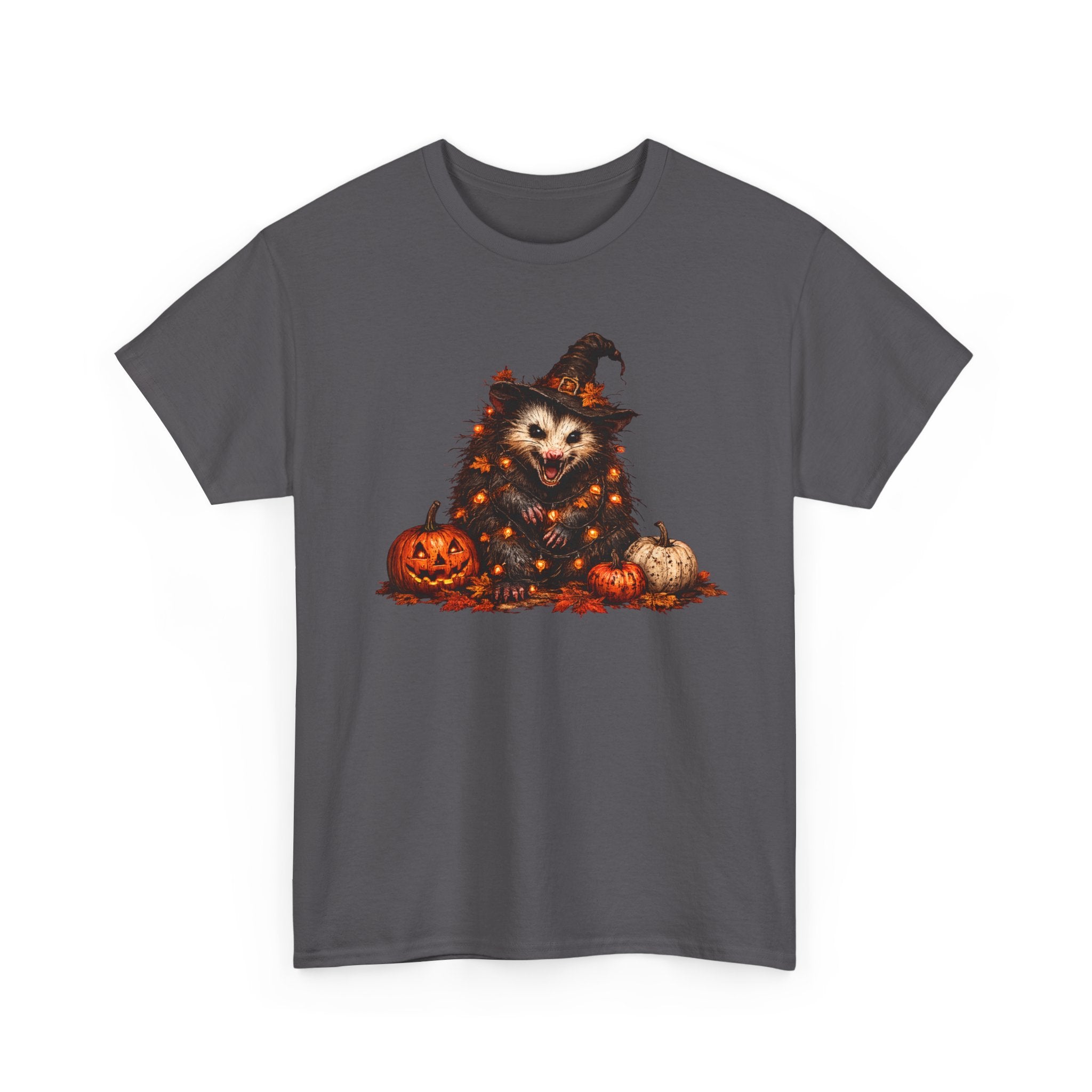 Halloween Possum T-Shirt — Cute Spooky Possum with Pumpkins Tee