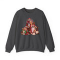 Christmas Cat Lady - Cozy Holiday Cats & Coffee Sweatshirt