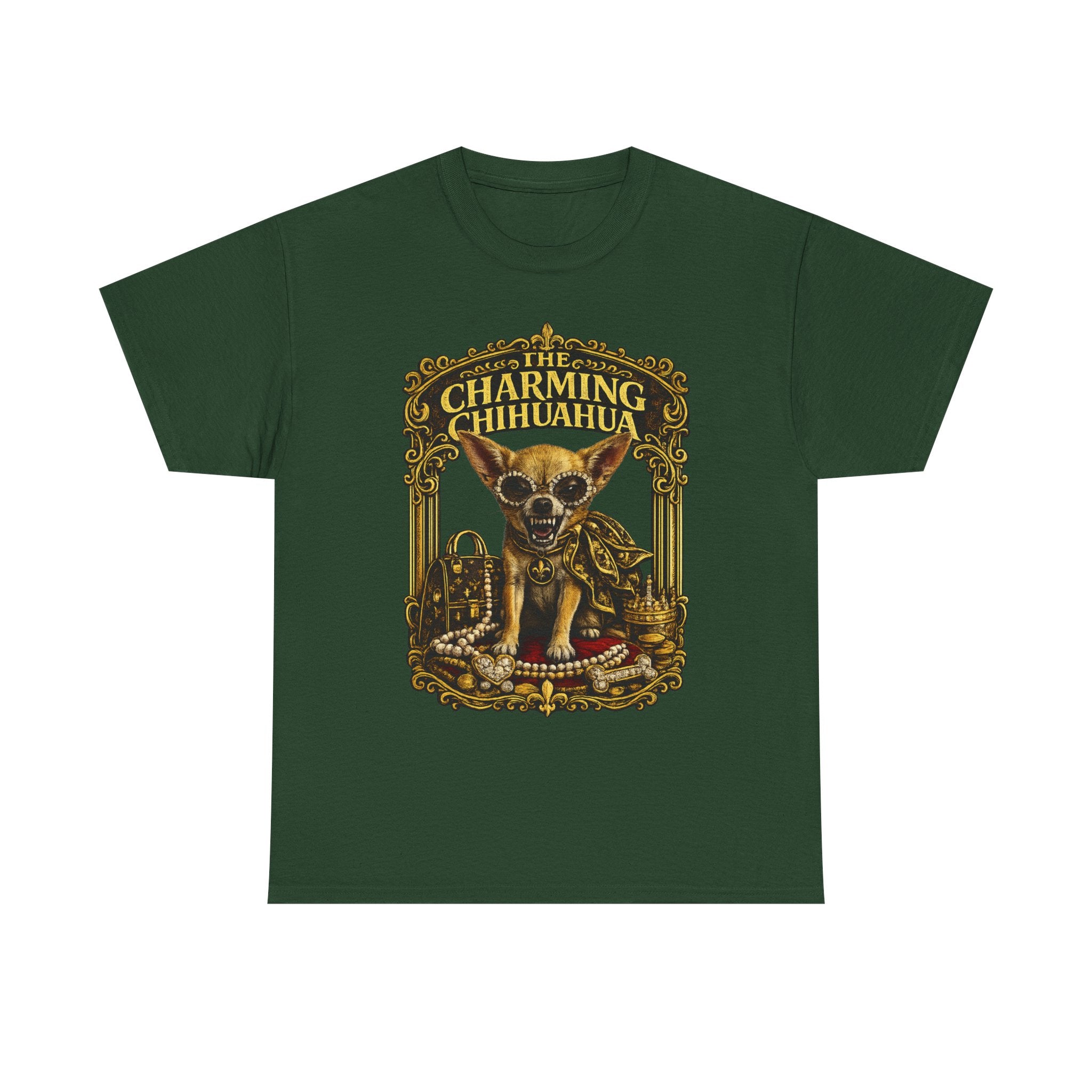 Chihuahua Tee-The Charming Chihuahua T-Shirt — Vintage Pet Portrait Tee