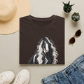 Gypsy Vanner Horse T-Shirt — Black & White Long Mane Pony Tee