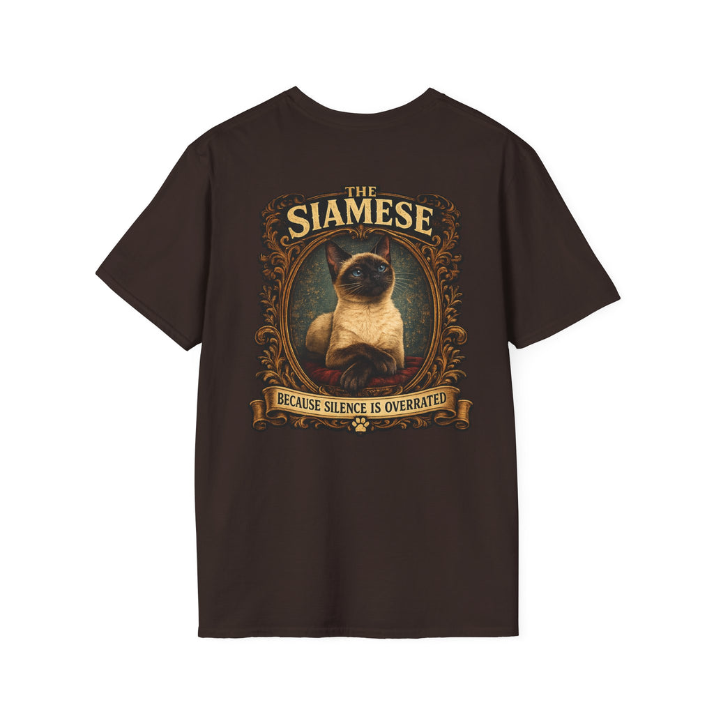 Siamese Cat Vintage Portrait T-Shirt
