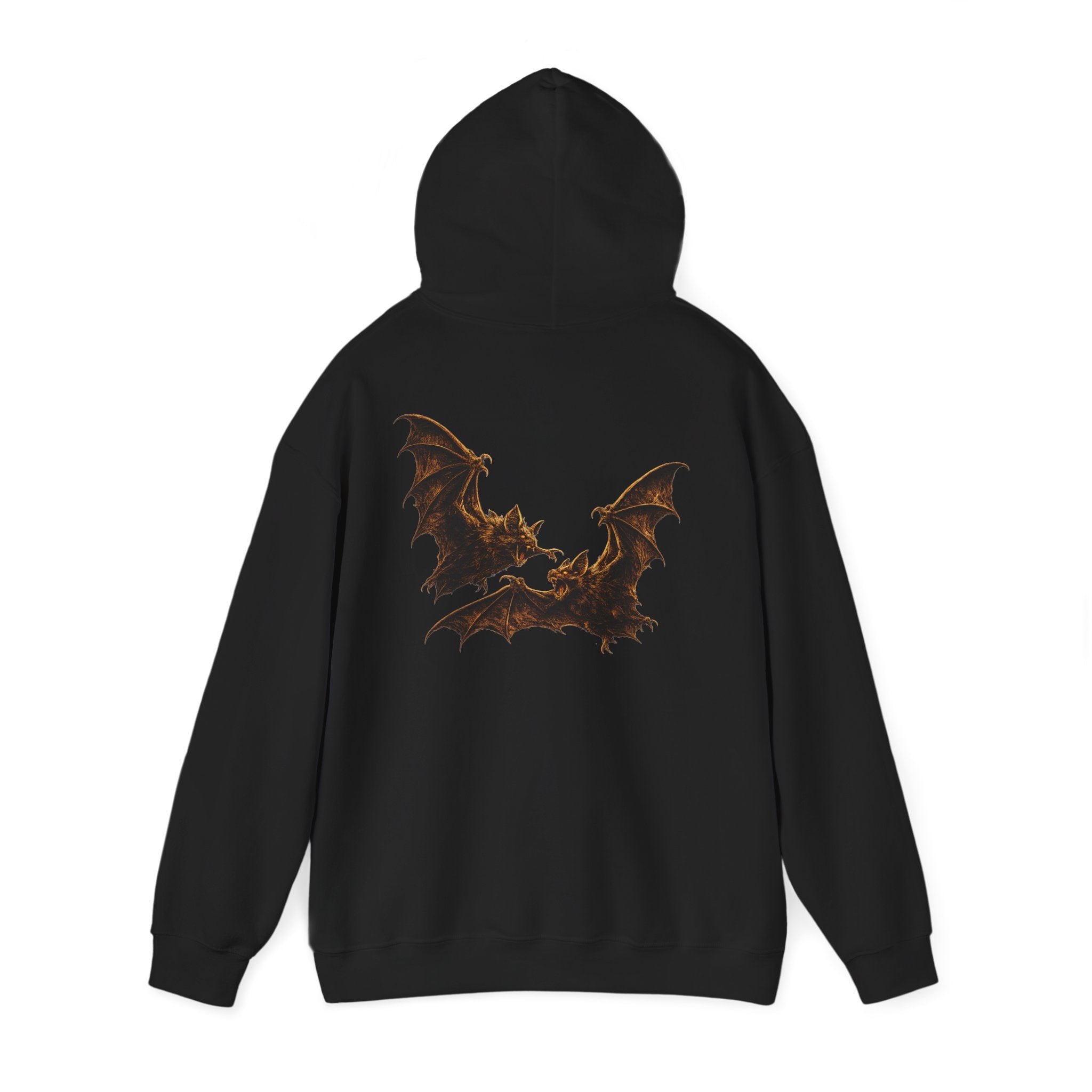 Bat Wings Hoodie — Gothic Halloween Graphic Sweatshirt
