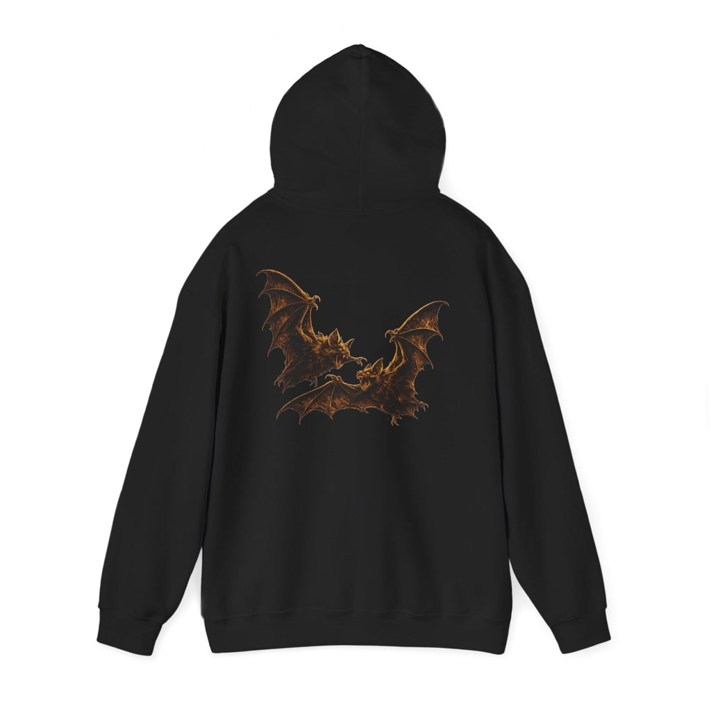 Bat Wings Hoodie — Gothic Halloween Graphic Sweatshirt