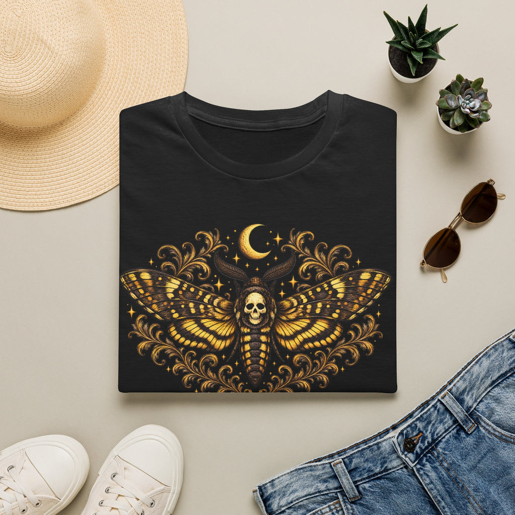 Moth & Moon Gothic Skull T-Shirt