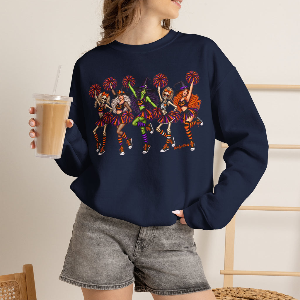 Cheer Squad Halloween Crewneck Sweatshirt