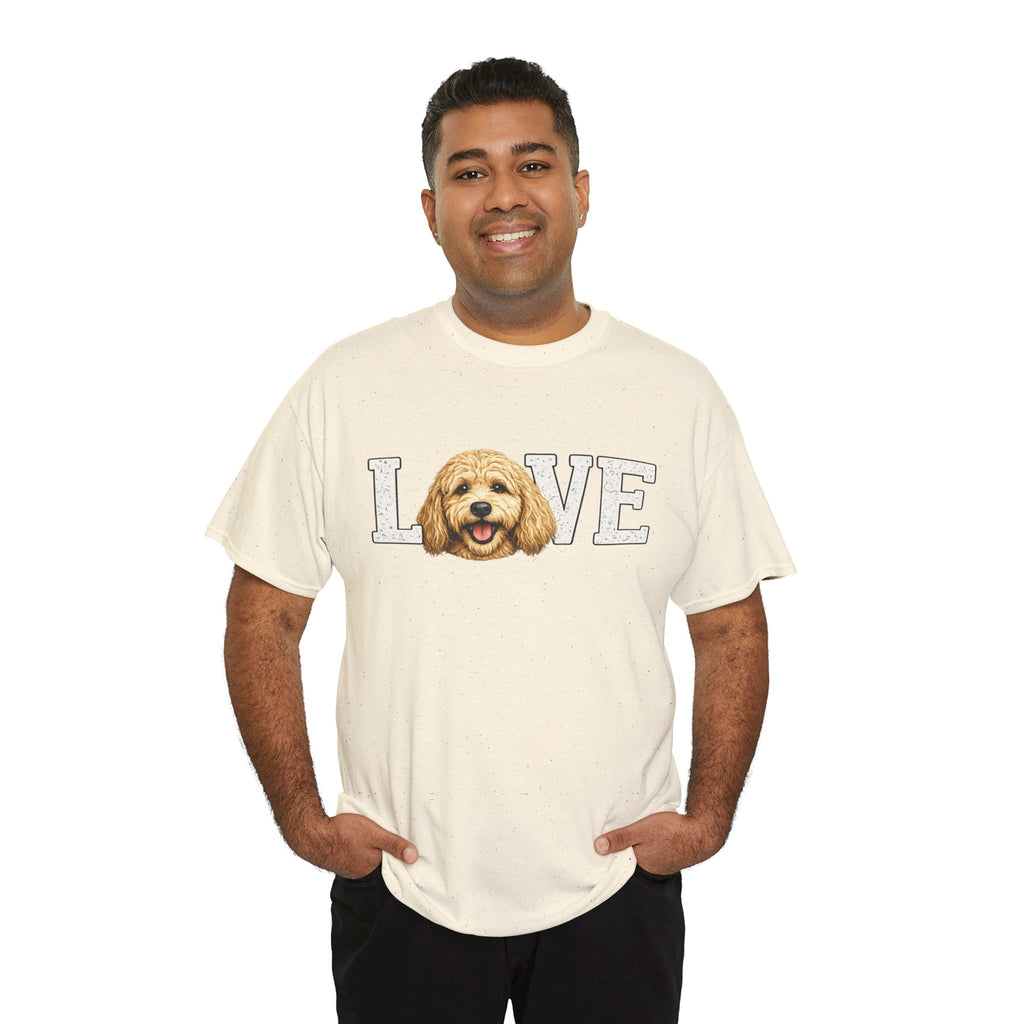 Love Goldendoodle T-Shirt — Golden Doodle Face Graphic Tee