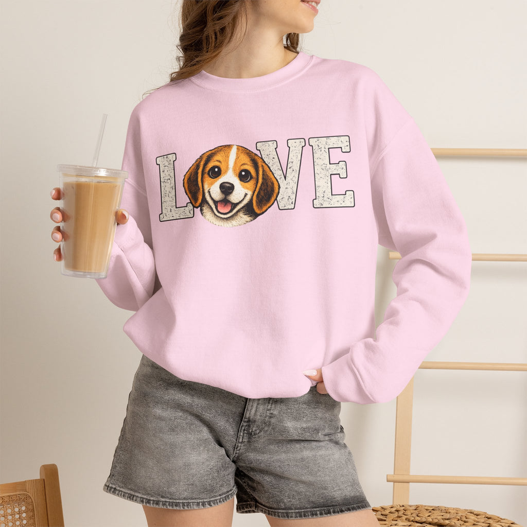 Beagle Love Sweatshirt — Cute Dog Lover Crewneck