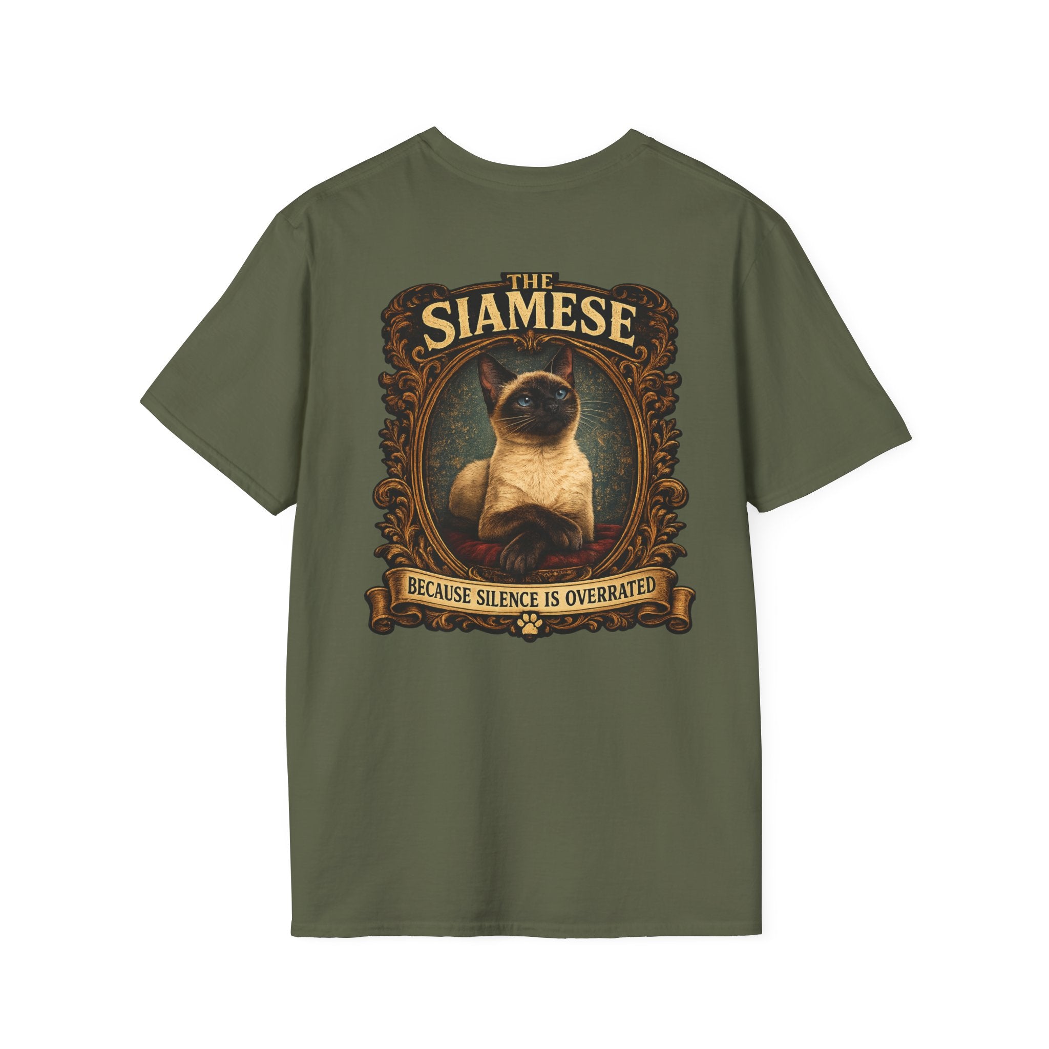 Siamese Cat Vintage Portrait T-Shirt