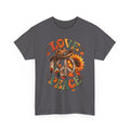 Love & Peace Retro Sunflower Boho Graphic Tee