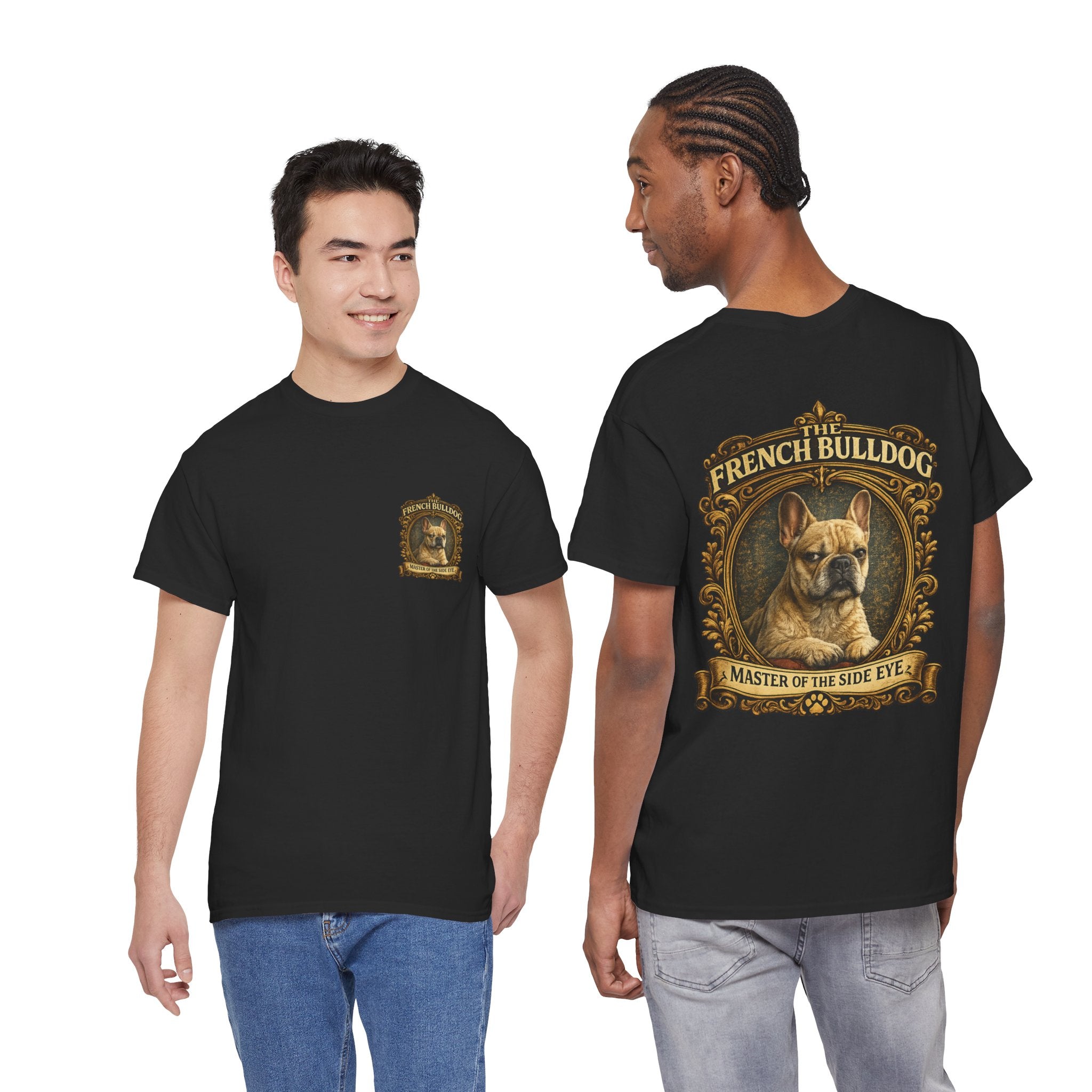 French Bulldog T-Shirt — "Master of the Side Eye" Vintage Dog Tee
