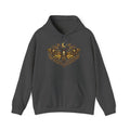 Mystic Death Moth Skull Hoodie – Crescent Moon Gothic Graphic Sweatshirt
