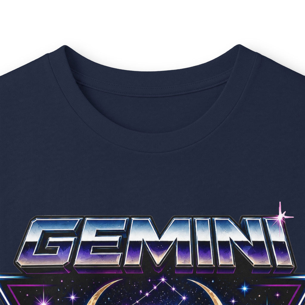 Gemini Zodiac Long Sleeve Tee — Retro Twin Goddesses Astrology Shirt