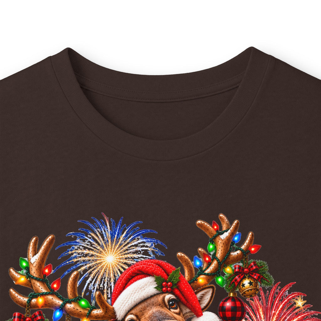 Four Holidays One Shirt  , Halloween , Thanksgiving, Christmas and New Year's Shirt