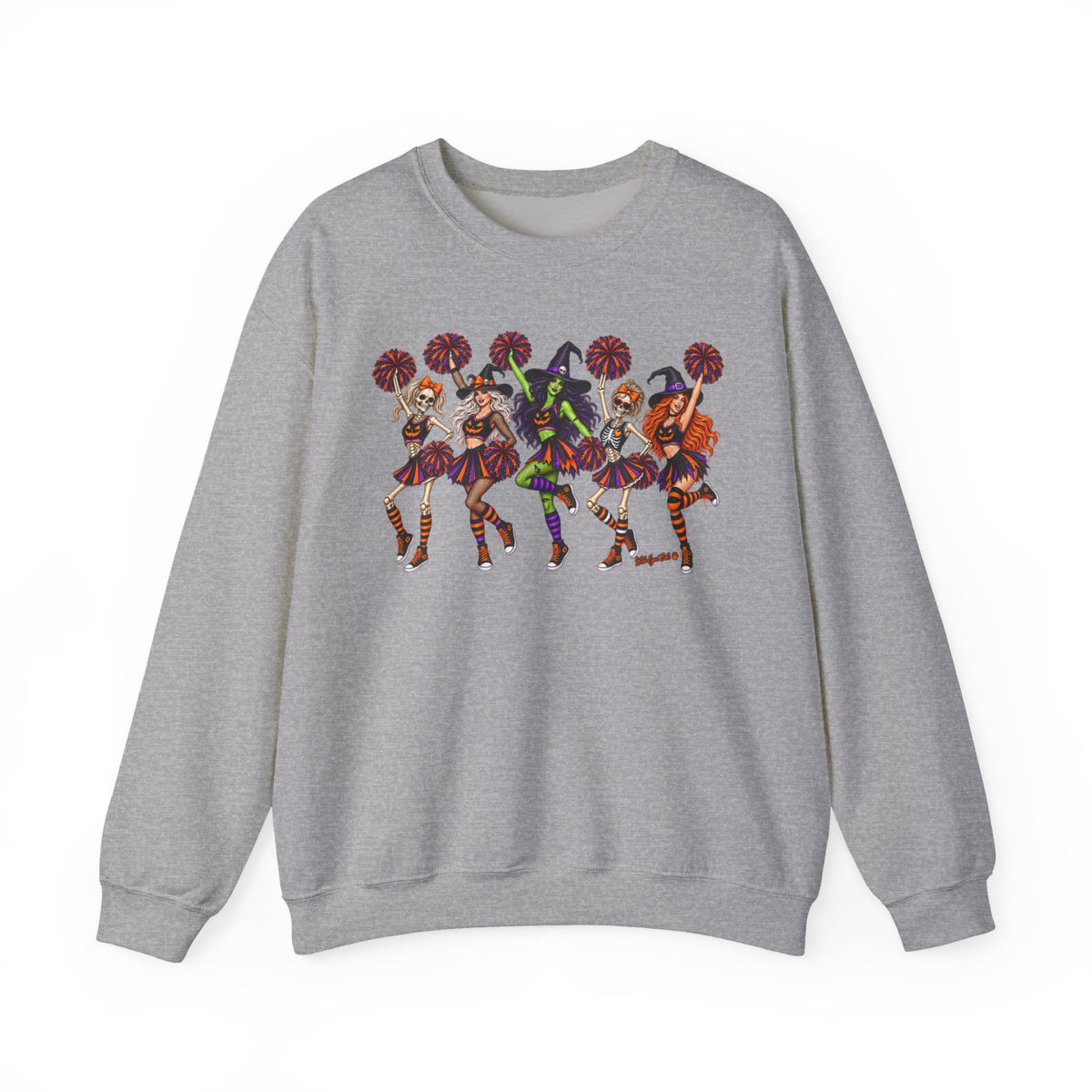 Cheer Squad Halloween Crewneck Sweatshirt