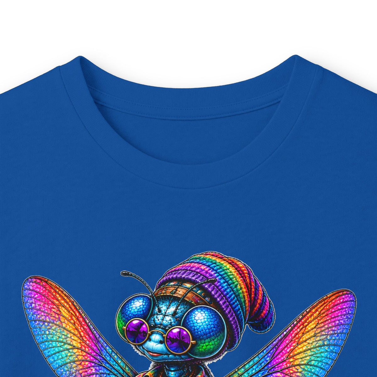 Psychedelic Dragonfly Cyberpunk Long Sleeve Tee