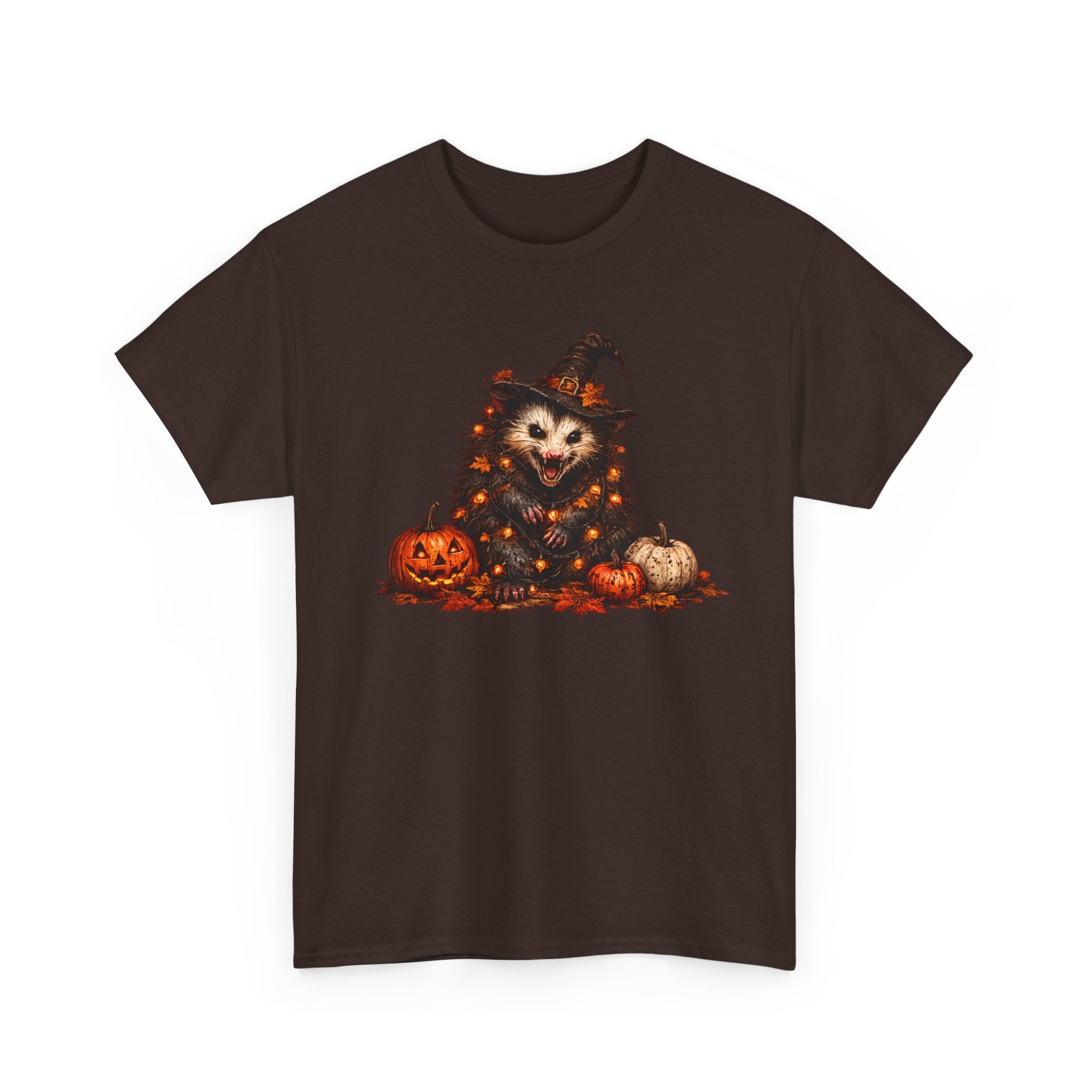 Halloween Possum T-Shirt — Cute Spooky Possum with Pumpkins Tee