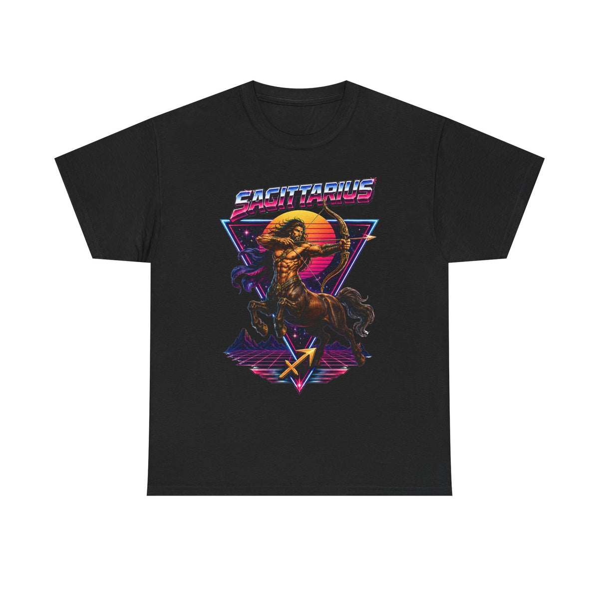Sagittarius Retro Centaur Astrology Tee