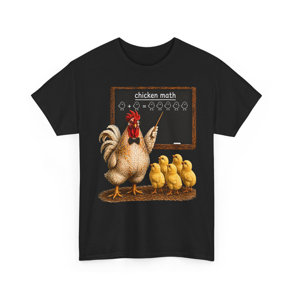 Chicken Math T-Shirt — Funny rooster & Chicks Farm Shirt