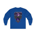 Cosmic Cancer Zodiac Crab Long Sleeve Tee — Retro Space Graphic "Cancer" Zodiac Shirt