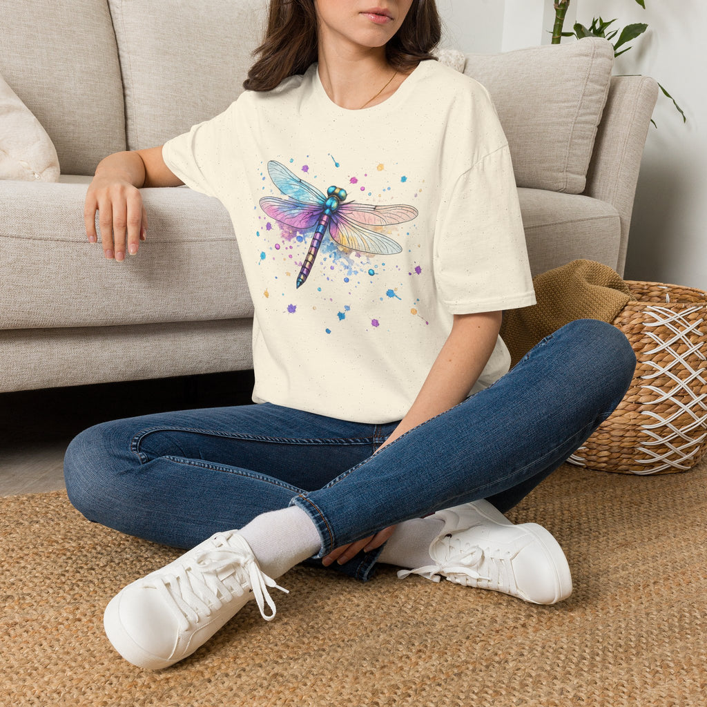 Dragonfly Watercolor T‑Shirt — Pastel Wing Nature Tee