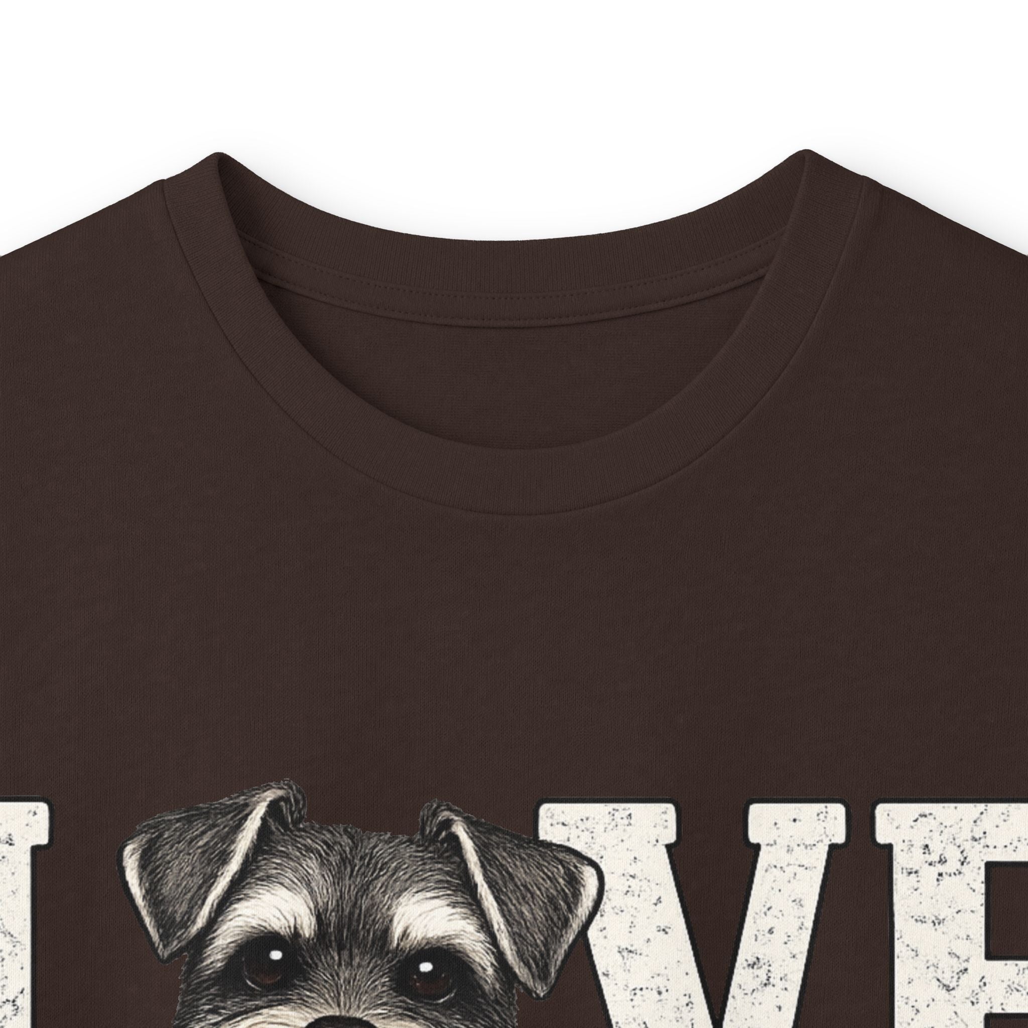 Schnauzer 'LOVE' Long Sleeve Tee – Dog Lover Shirt