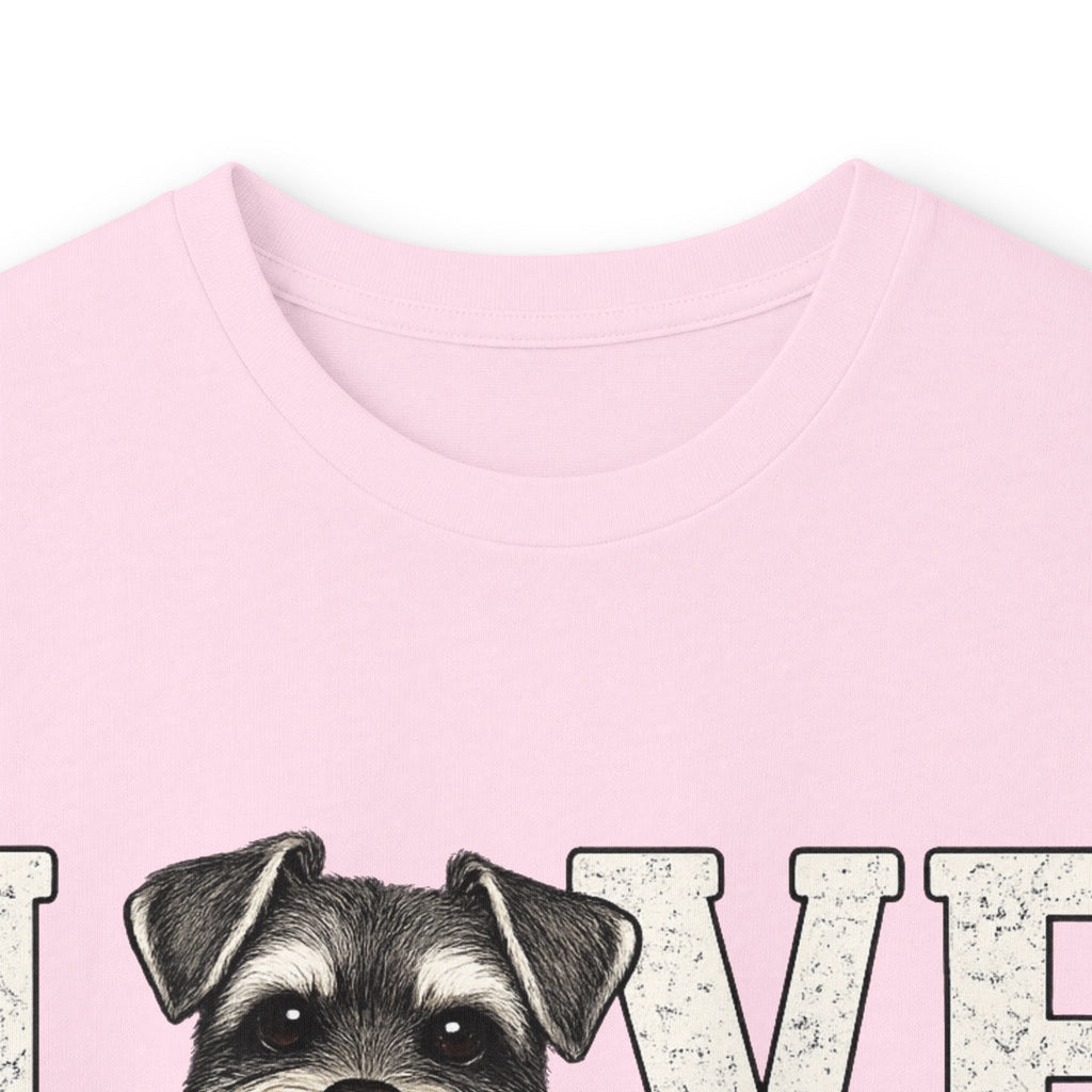 Schnauzer 'LOVE' Long Sleeve Tee – Dog Lover Shirt