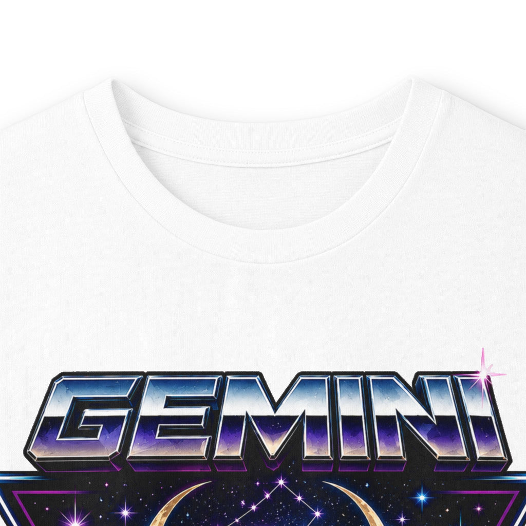 Gemini Zodiac Long Sleeve Tee — Retro Twin Goddesses Astrology Shirt