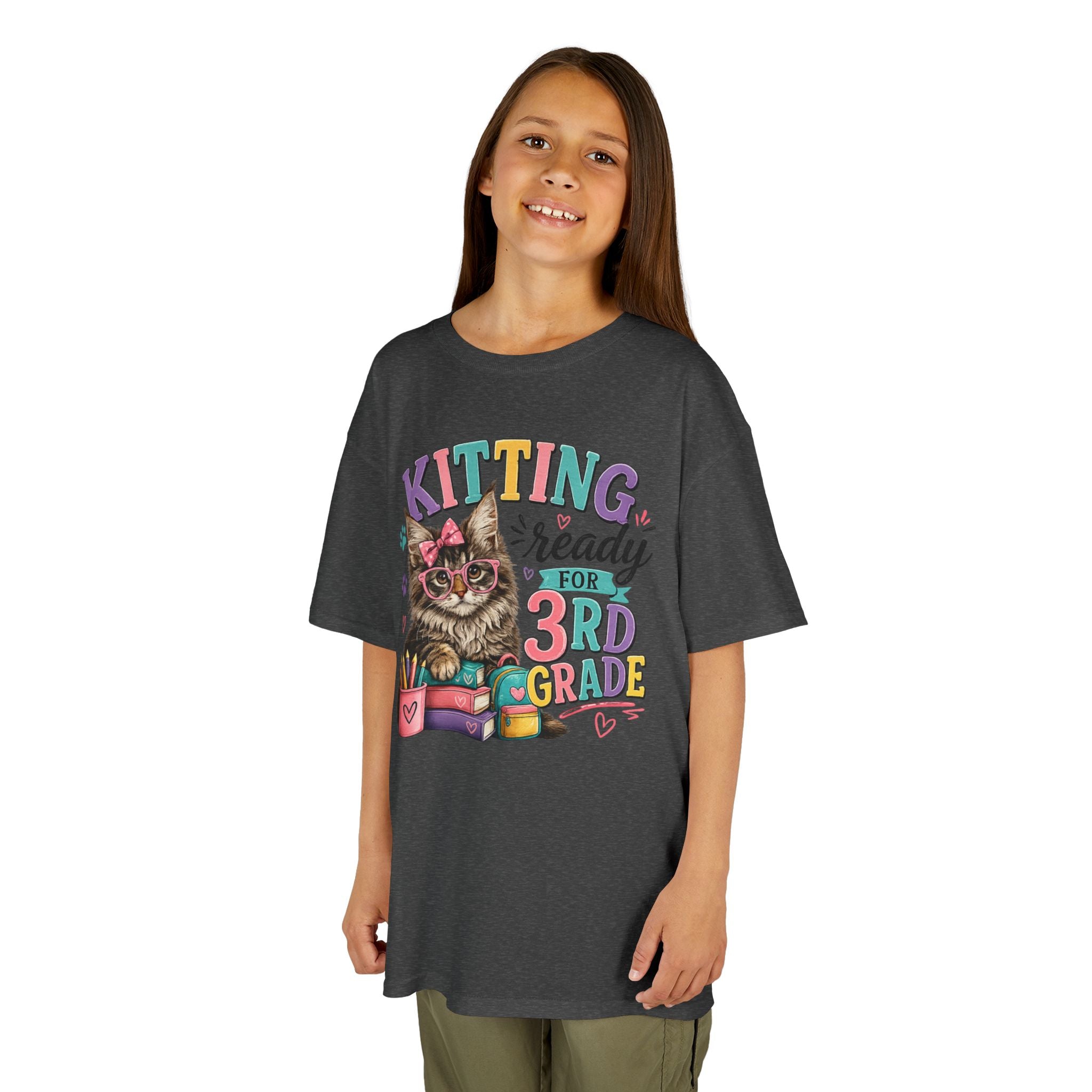 DIANE– “Kitting Ready for 3rd Grade” Cute Cat Back‑to‑School Tee