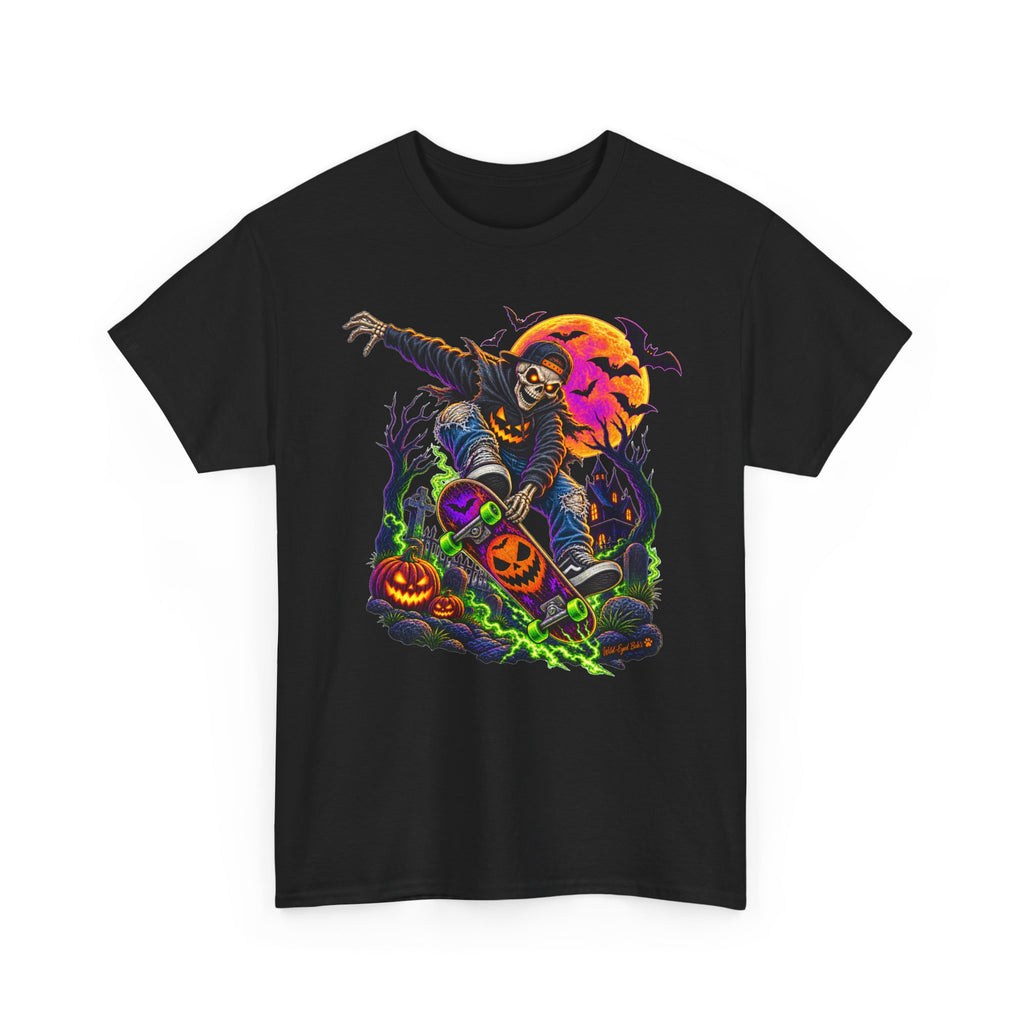 Halloween Scarecrow T-Shirt — Spooky Pumpkin Patch Graphic Tee