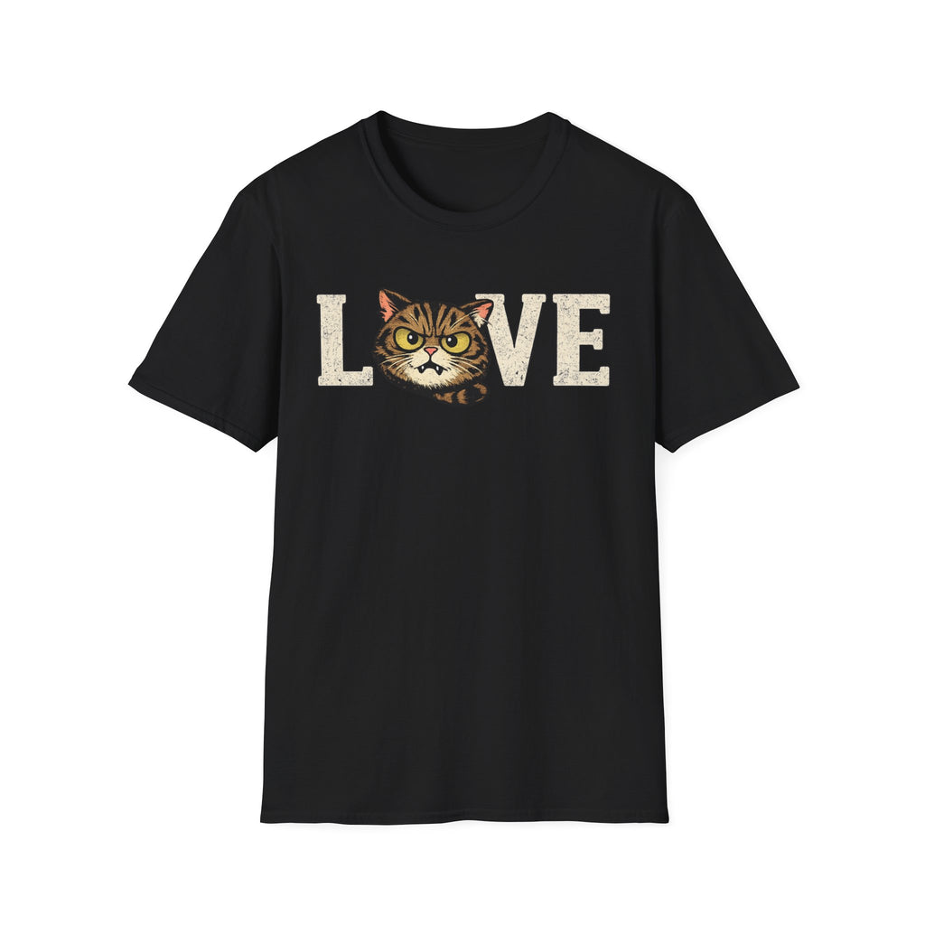 Cat Love T-Shirt — Vintage Kitten Graphic Tee for Cat Lovers