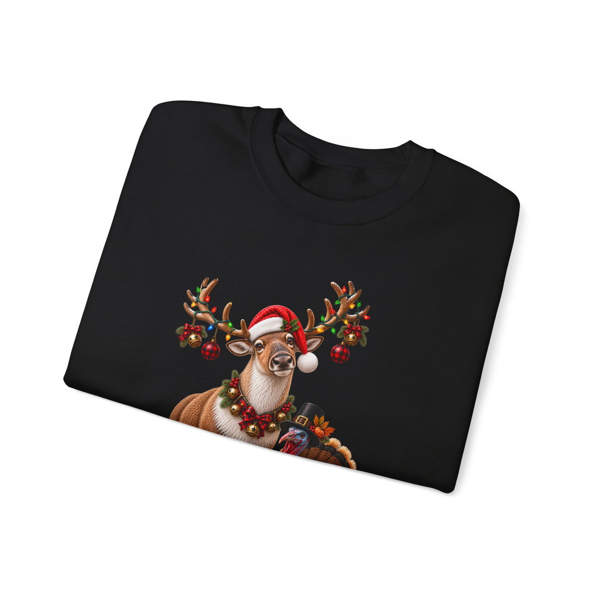 Holiday Mash-up Sweatshirt — Christmas Thanksgiving Halloween Funny