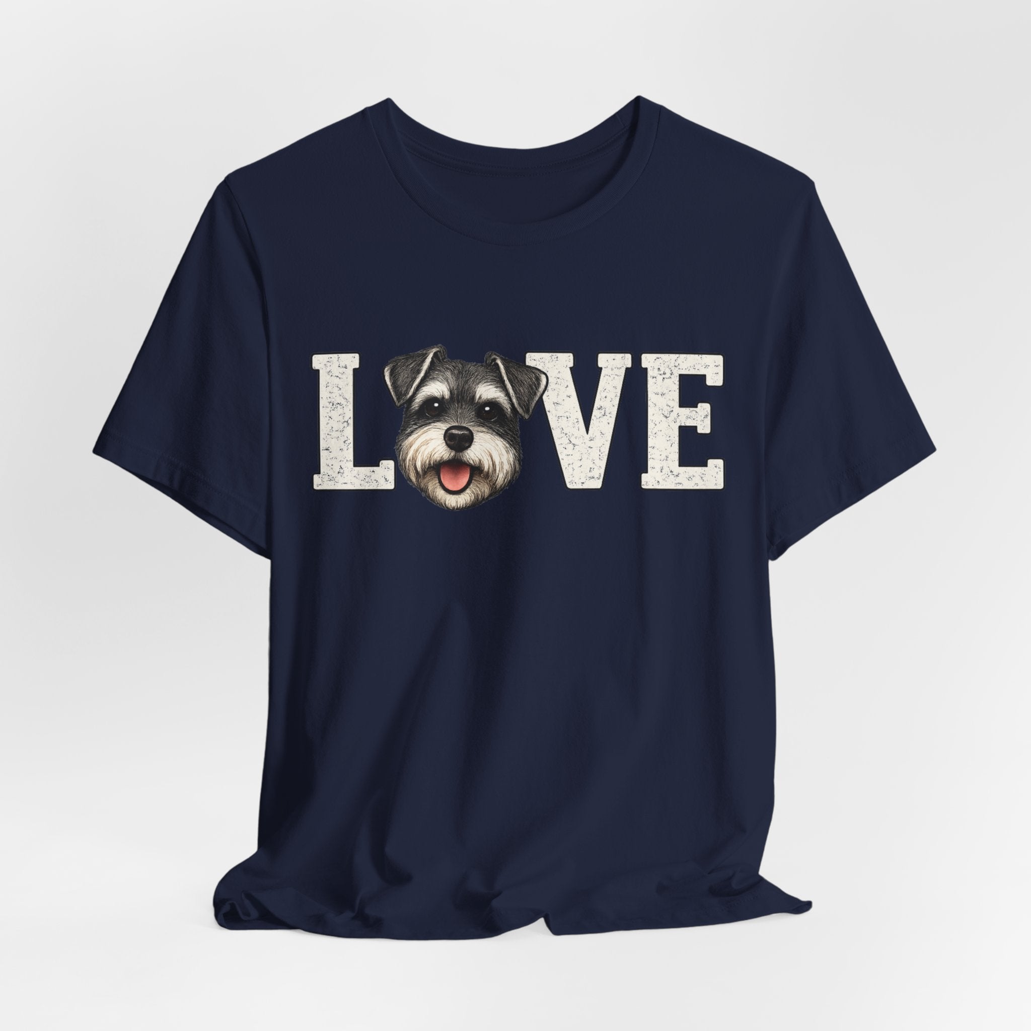 Love Schnauzer T-Shirt — Cute Dog Lover Tee