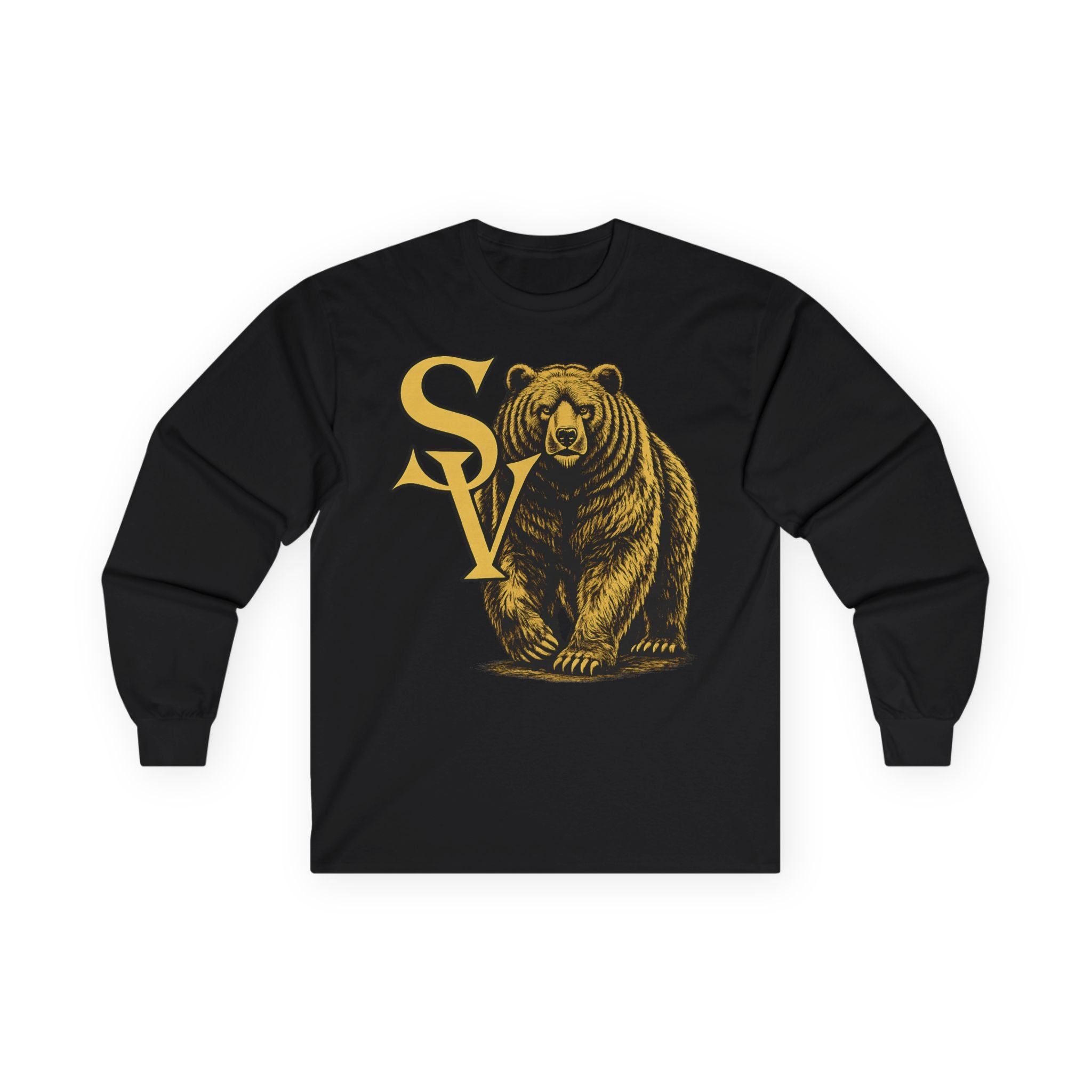 Bear Logo Long Sleeve Tee — SV Vintage Graphic