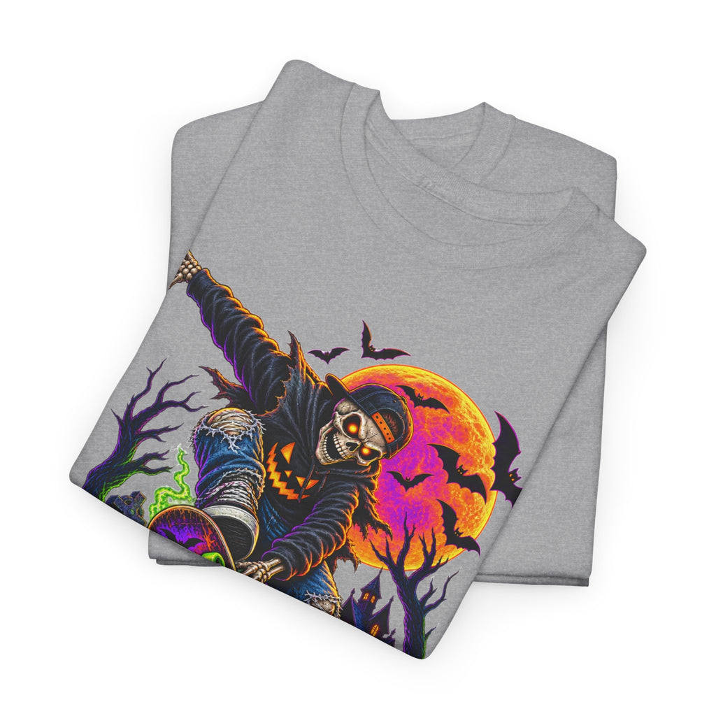 Halloween Scarecrow T-Shirt — Spooky Pumpkin Patch Graphic Tee