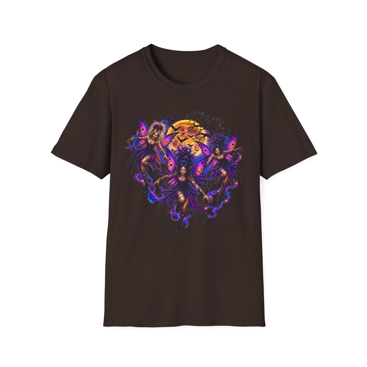 Fairy Moon Tee — Mystical Butterfly Faeries Graphic T-Shirt