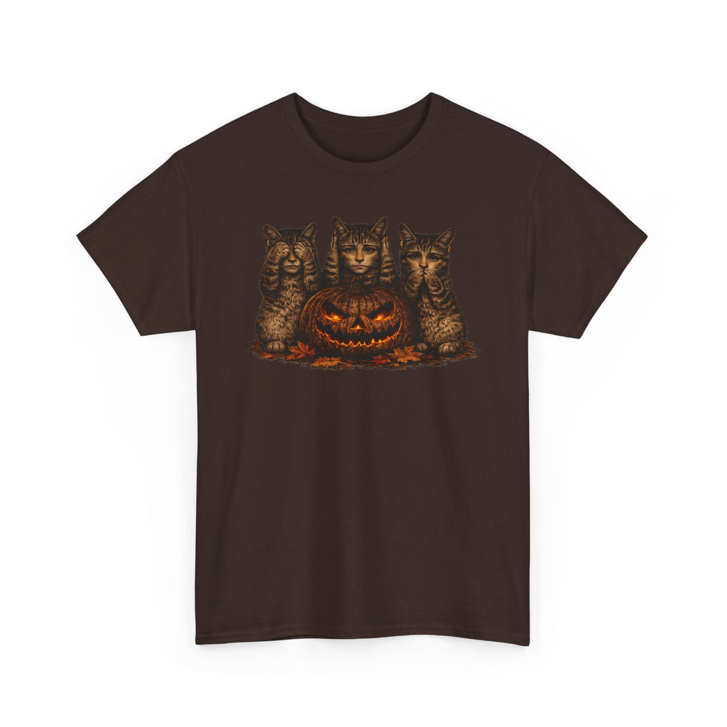 Anthropomorphic  Kittens & Jack-O'-Lantern Tee