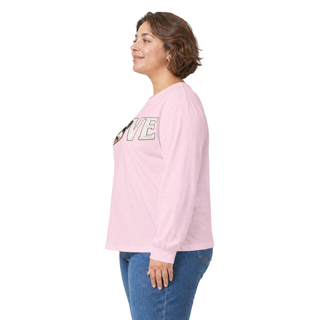 Schnauzer 'LOVE' Long Sleeve Tee – Dog Lover Shirt