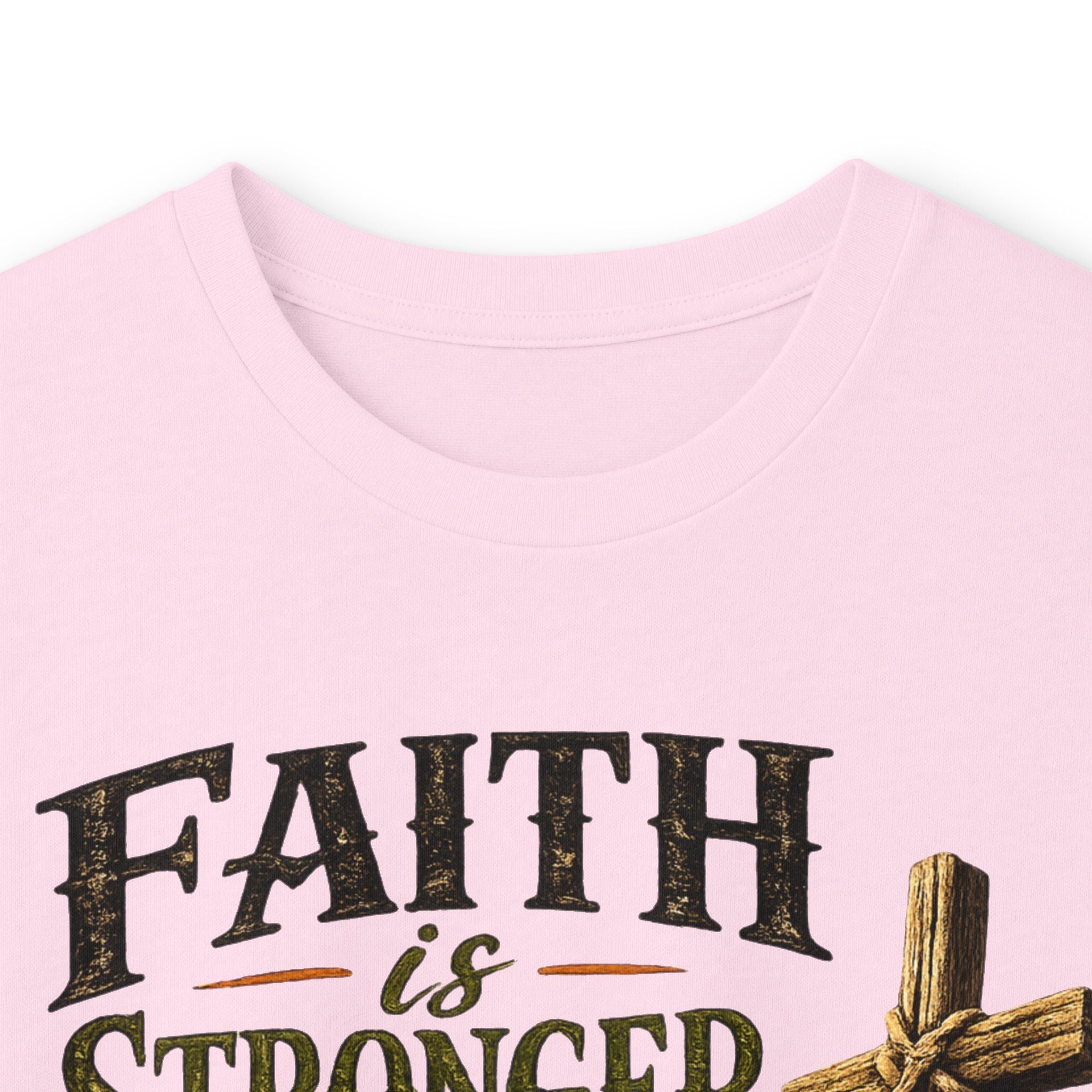 Faith Is Stronger Than Fear Long Sleeve Tee