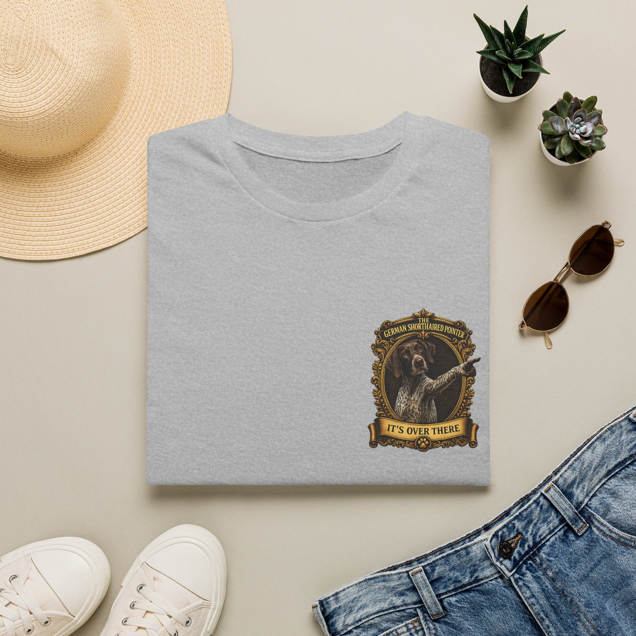 German Shorthaired Pointer T-Shirt – 'It's Over There' Dog Lover Tee