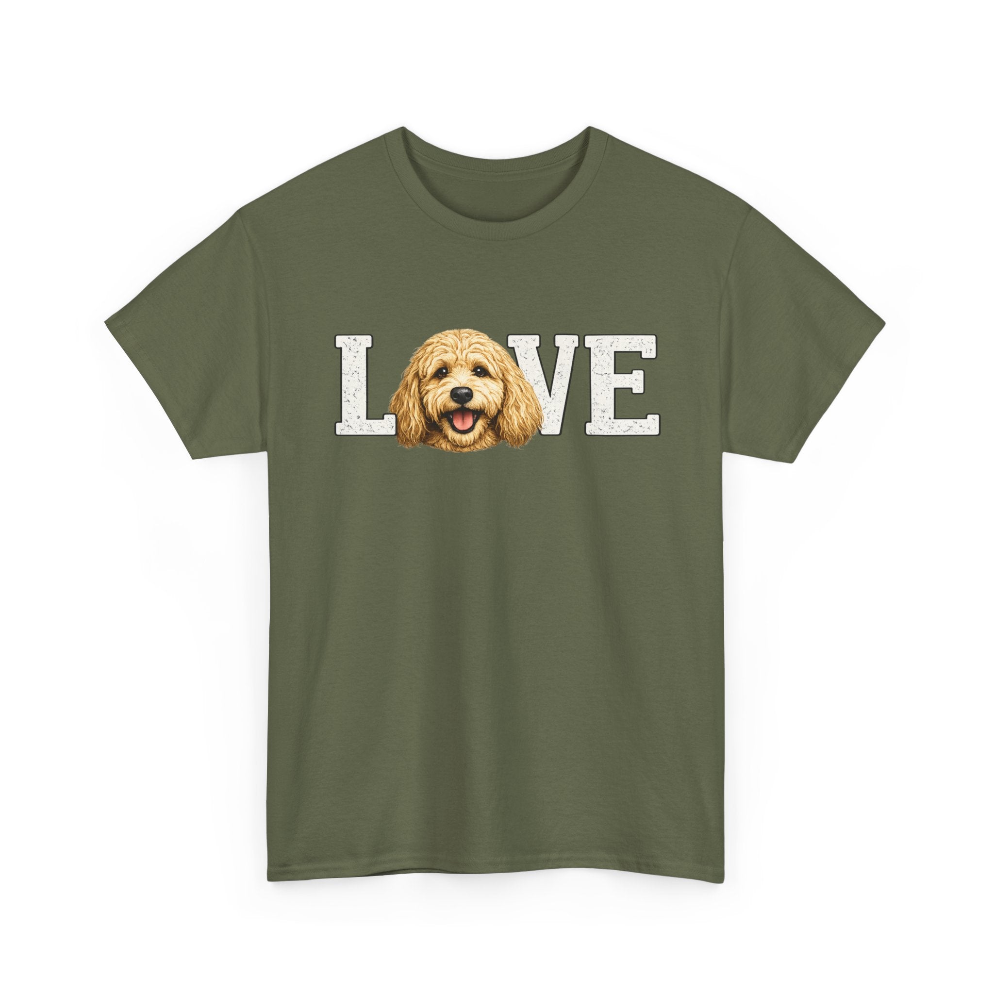 Love Goldendoodle T-Shirt — Golden Doodle Face Graphic Tee
